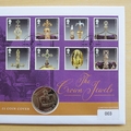 2019 The Crown Jewels 5 Pounds Coin Cover - First Day Cover Westminster