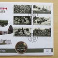2019 D Day 75th Anniversary Guernsey 5 Pounds Coin Cover - First Day Cover Westminster