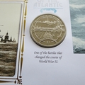 2013 The Battle of The Atlantic 70th Anniversary 1 Dollar Coin Cover - Benham First Day Cover