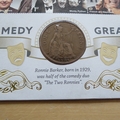 2015 Comedy Greats King George V Penny Coin Cover - Benham First Day Cover