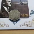 2016 Spitfire's First Flight 80th Anniversary Florin Coin Cover - Benham First Day Cover