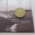 2001 Royal Navy Submarines 100th Anniversary Medal Cover - Royal Mail First Day Cover