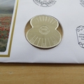 2008 Armistice Day 90th Anniversary Jersey Silver 5 Pounds Coin Cover - Benham First Day Cover