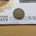 2010 Great British Railways 1 Shilling Coin Cover - Benham First Day Cover