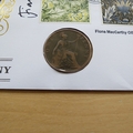 2011 Morris & Company One Penny Coin Cover - Benham First Day Cover Signed