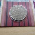 2001 Punch & Judy Gibraltar 1 Crown Coin Cover - Benham First Day Cover