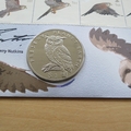 2003 Birds of Prey Eritrea 1 Dollar Coin Cover - Benham First Day Cover Signed