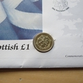 1999 New Scottish 1 Pound Coin Cover - First Day Cover by Mercury