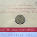 2003 Scotland One Pound Coin Anniversary 1 Pound Coin Cover - First Day Cover by Mercury