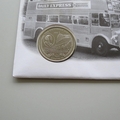 2001 Double Decker Bus 150th Anniversary 1 Crown Coin Cover - First Day Cover by Mercury