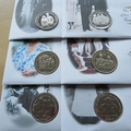 2000 Centenary of HM The Queen Mother Isle of Man 1 Crown Coin Covers Set - First Day Covers by Mercury