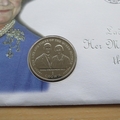 2000 The Queen Mother Lady of the Century Isle Of Man 1 Crown Coin Cover - First Day Cover by Mercury