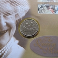 2000 The Queen Mother Women of the Century Isle of Man 1 Crown Coin Cover - First Day Cover by Mercury