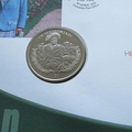 2002 The Queen Mother Memorial Guernsey 1 Dollar Coin Cover - First Day Cover by Mercury