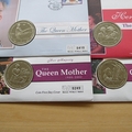 2002 Life & Times of The Queen Mother 1 Crown Coin Covers Set - Saint Lucia First Day Covers by Mercury