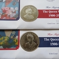 2002 Life & Times of The Queen Mother 50p Pence Coin Covers Set - Solomon Islands First Day Covers