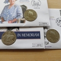 2002 Life & Times of The Queen Mother 5 Pounds Coin Covers Set - First Day Covers by Mercury