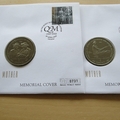 2002 Life & Times of The Queen Mother Memorial Gibraltar 1 Crown Coin Cover - First Day Covers by Mercury