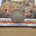 1993 Queen Elizabeth II 40th Anniversary Alderney 2 Pounds Coin Cover - First Day Cover