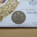 1996 Queen Elizabeth II 70th Birthday 1 Crown Coin Cover - Isle of Man First Day Cover by Mercury