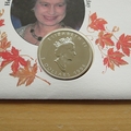 1996 Queen Elizabeth II 70th Birthday 1oz Silver 5 Dollars Coin Cover - Canada First Day Cover