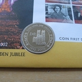 2002 The Queen's Golden Jubilee 50p Pence Coin Cover - Tokelau First Day Cover by Mercury