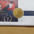 2002 The Queen's Golden Jubilee One Penny Coin Cover - UK First Day Cover by Mercury