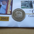 2002 The Queen's Golden Jubilee 50p Pence Coin Cover - South Georgia First Day Cover by Mercury