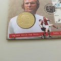 2006 Bobby Moore England World Cup Football Hero Medal Cover - Royal Mail First Day Cover