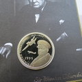2000 Winston Churchill 50p Pence Coin Cover - Tristan Da Cunha First Day Cover