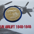 1998 Heroes of Berlin Airlift 50th Anniversary 5 Dollar Coin Cover - USA First Day Cover