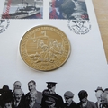 1995 Liberation of Guernsey 50th Anniversary 2 Pounds Coin Cover - First Day Cover