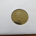 2001 Flags and Ensigns 5 Pounds Coin Cover - UK First Day Cover