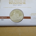 2017 House of Windsor Centenary Silver 5 Pounds Coin Cover - UK First Day Cover