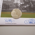 2004 Flying Scotsman Silver 5 Pounds Coin Cover - UK First Day Cover Signed