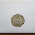 2002 Queen Elizabeth II Golden Jubilee 1 Dollar Coin Cover - Guyana First Day Cover