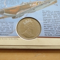 1997 The Supermarine Spitfire 1 Crown Coin Cover - Benham First Day Cover