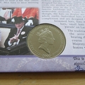 2001 Fabulous Hats Royal Ascot 1 Dollar Coin Cover - Benham First Day Cover - Signed