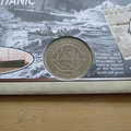 1998 RMS Titanic Sinking Anniversary 5 Dollar Coin Cover - Benham First Day Cover - Signed