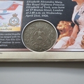 1996 The Queen's 70th Birthday Silver Jubilee Crown Coin Cover - Benham First Day Cover