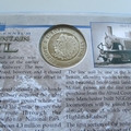 2000 The New Millennium Welsh Mountain Rail 25 ECU Coin Cover - Benham First Day Cover - Signed