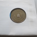 1993 40th Coronation Anniversary 5 Pounds Coin Cover - Royal Mint First Day Covers