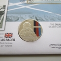 2010 Battle of Britain Silver 5 Pounds Coin Cover - Westminster First Day Cover