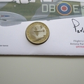 2018 RAF Centenary Flown 2 Pounds Coin Cover - Westminster First Day Cover