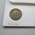1996 HM Queen Elizabeth II 70th Birthday 5 Pounds Coin Cover - Guernsey First Day PNC Cover