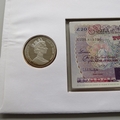 1999 Michael Faraday Silver Crown Coin & 20 Pounds Banknote Cover - First Day Cover UK