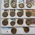 1983 - 1995 WWF World Wildlife Fund Coin Cover Collection - First Day Covers