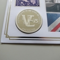 2020 VE Day 75th Anniversary Silver 5 Pounds Coin Cover - First Day Covers Harrington & Byrne