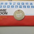 2012 Welcome To London 2012 Olympics Silver 5 Pounds Coin Cover - Westminster First Day Covers