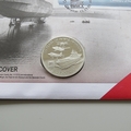 2009 Naval Aviation Centenary Silver 5 Pounds Coin Cover - Westminster First Day Covers